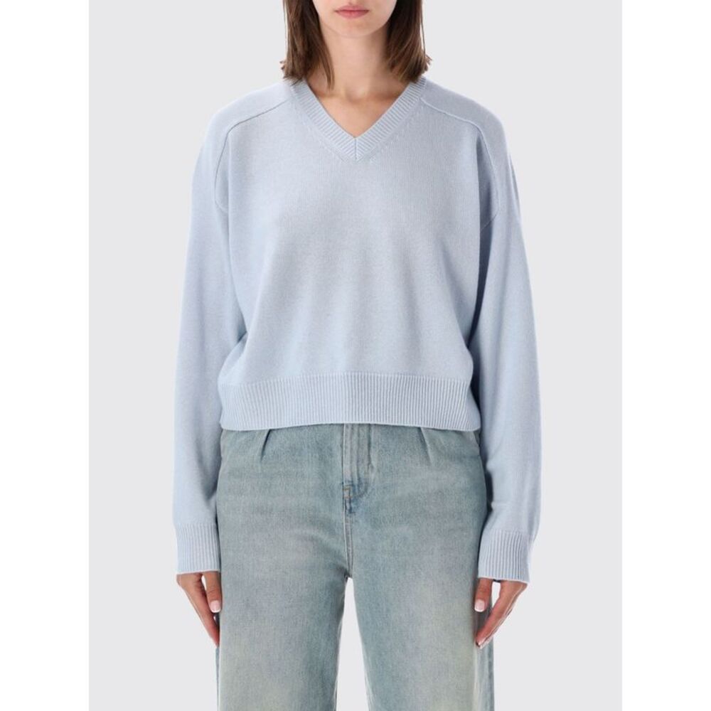 Loulou De Saison Sweater Woman Gnawed Blue